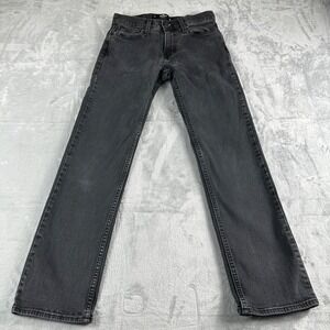 Hollister Epic‎ Flex Straight Jeans Women Tag 29x32 (Actual 29x30) Gray Mid Rise
